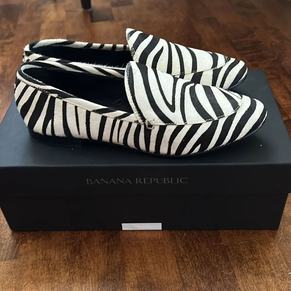 Banana Republic Zebra Demi Loafers - Picture 8 of 9